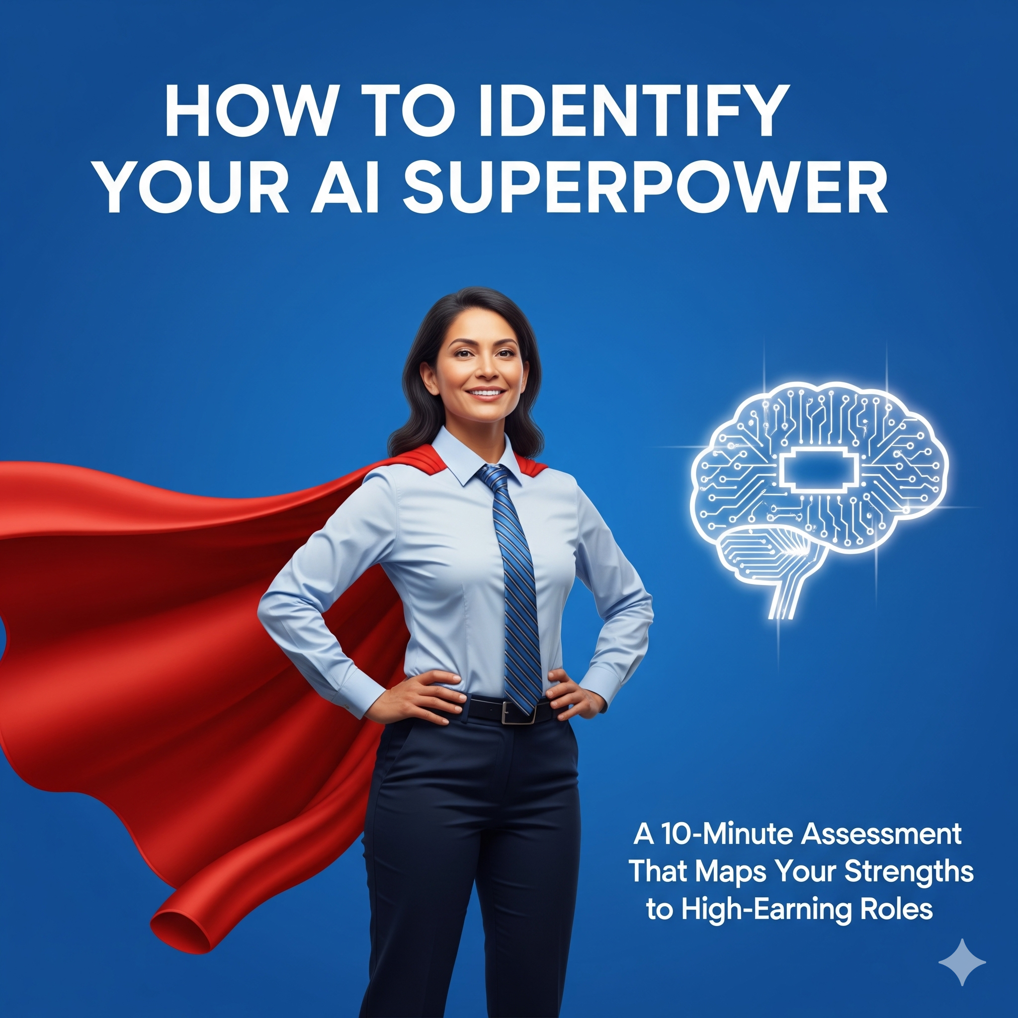 Abstract AI career banner with teal/gold circuits forming head silhouette