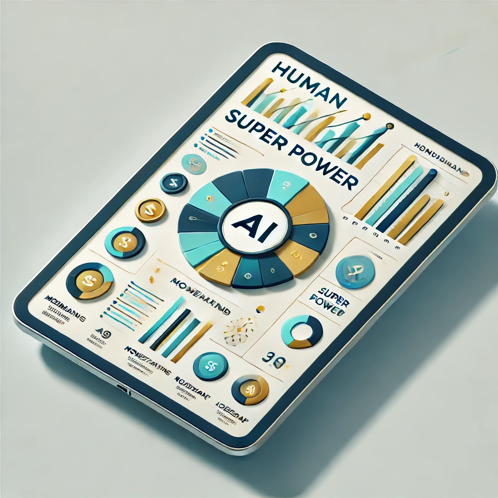 Tablet showing AI career dashboard